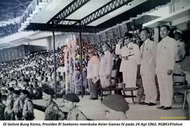 Pidato Soekarno Saat meresmikan GBK 2