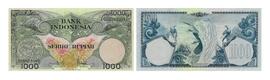 Uang 1000 Rupiah Seri Bunga Tahun 1959