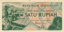 1 Rupiah 1960 (Sandang Pangan I)