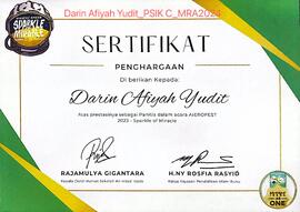 Sertifikat AIEROFEST 2023