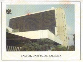 Pembangunan Gedung IASTH UI Salemba (Tampak dari Jalan Salemba)