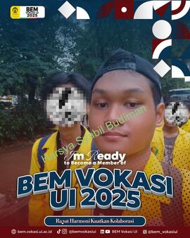 Twibbon Daftar BEM VOKASI UI 2025 1