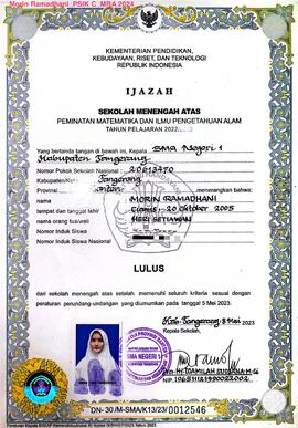 Ijazah SMA