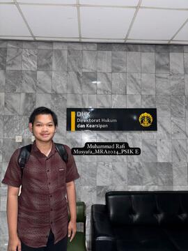 Dokumentasi Observasi di Direktorat Hukum dan Kearsipan Rektorat Universitas Indonesia TA 2026