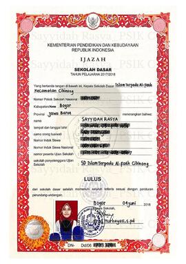 Ijazah Sekolah Dasar