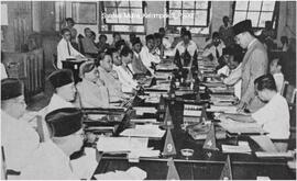 Arsip Soekarno Menyampaikan gagasan dasar negara Pancasila dalam sidang BPUPKI