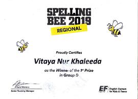 Sertifikat 1st Winner