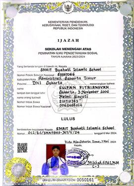 Ijazah SMA